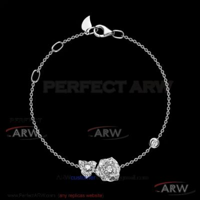 AAA Piaget Jewelry Copy - 925 Silver Rose Bracelet